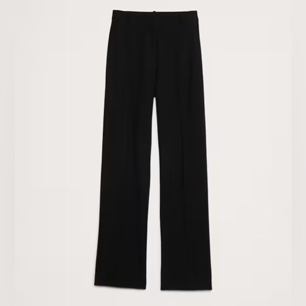 High-Rise Modern Straight Refined Pant